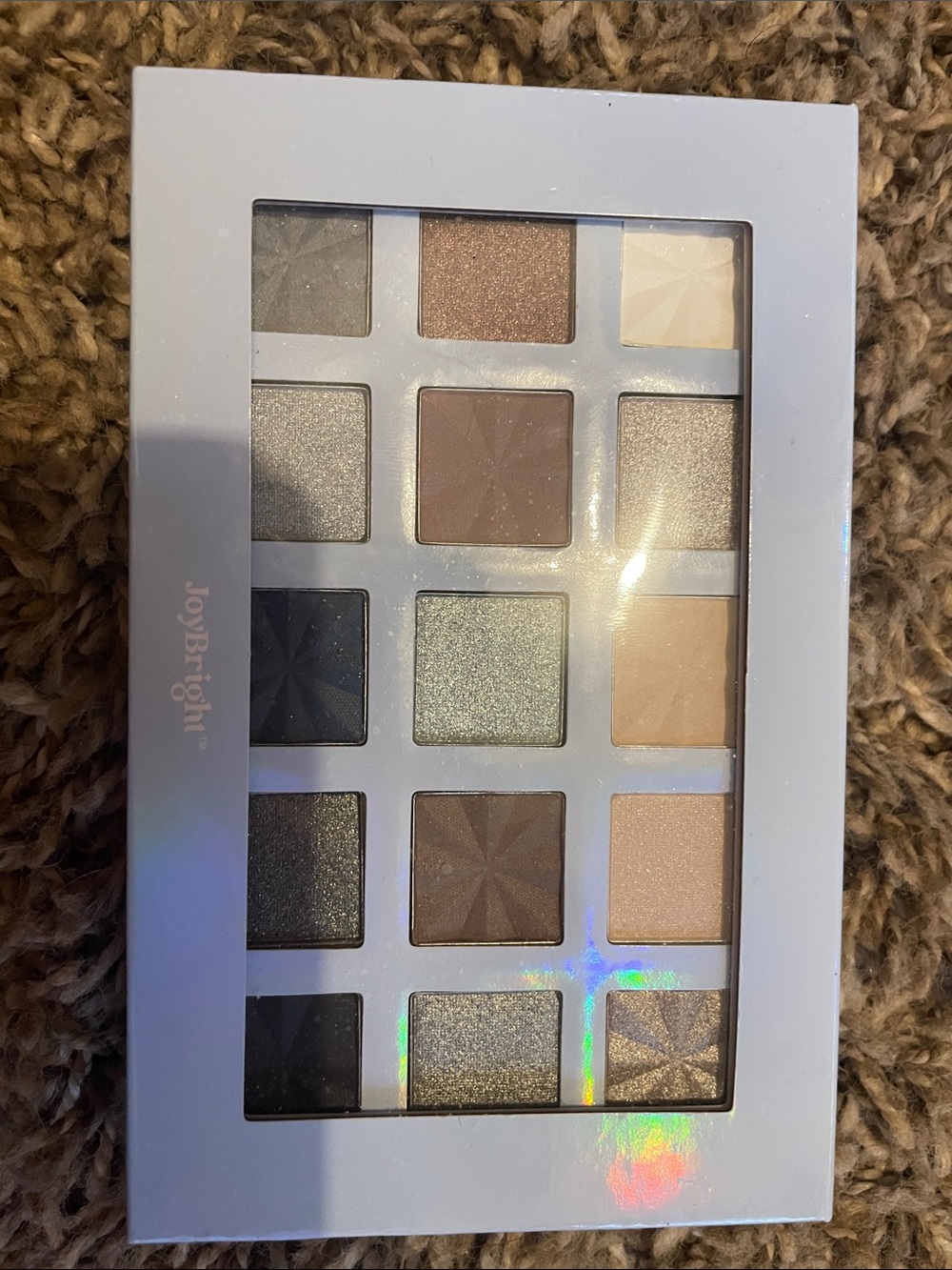 JoyBright Neutral Eyeshadow Palette — Soft Beige & Taupe Shades